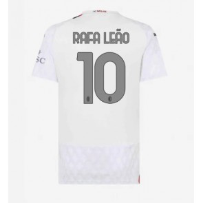 Lacne Ženy Futbalové dres AC Milan Rafael Leao #10 2023-24 Krátky Rukáv - Preč